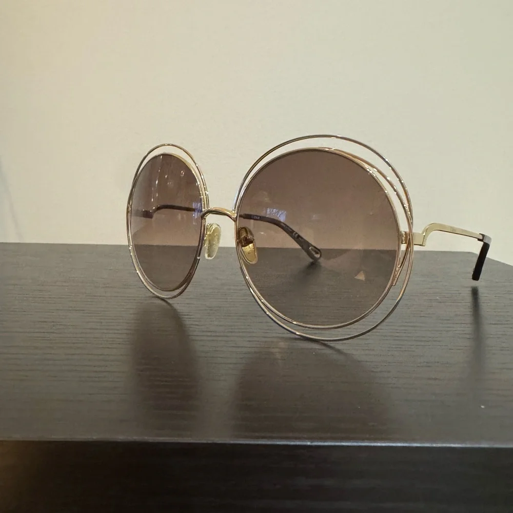Chloè Carlina Sunglasses Gold - Picture 12 of 16